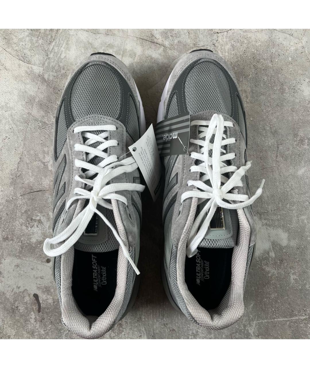 NEW BALANCE Серые низкие кроссовки / кеды, фото 3