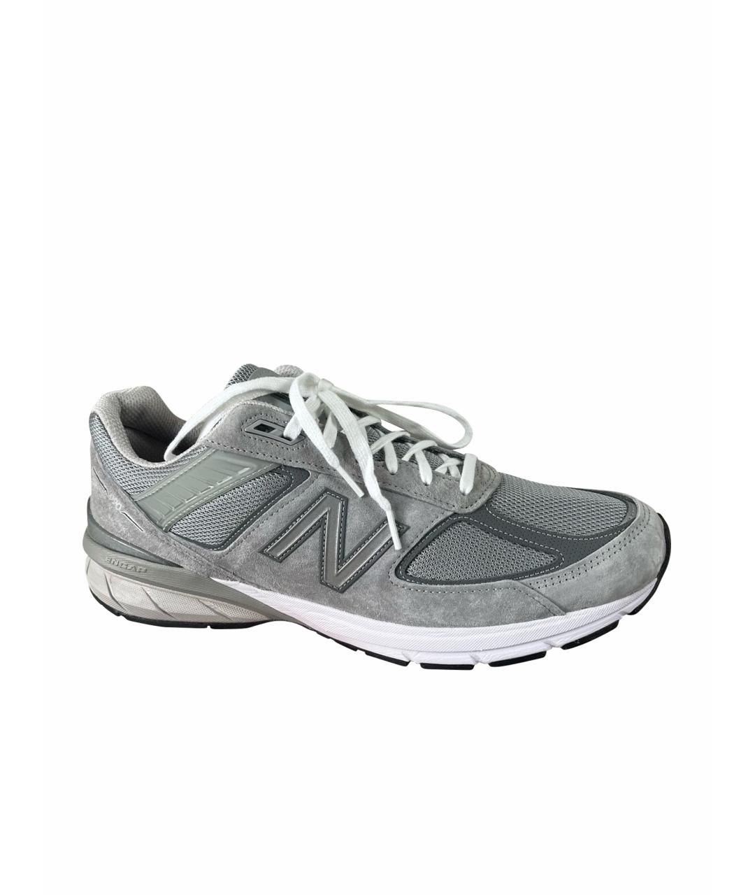 NEW BALANCE Серые низкие кроссовки / кеды, фото 1