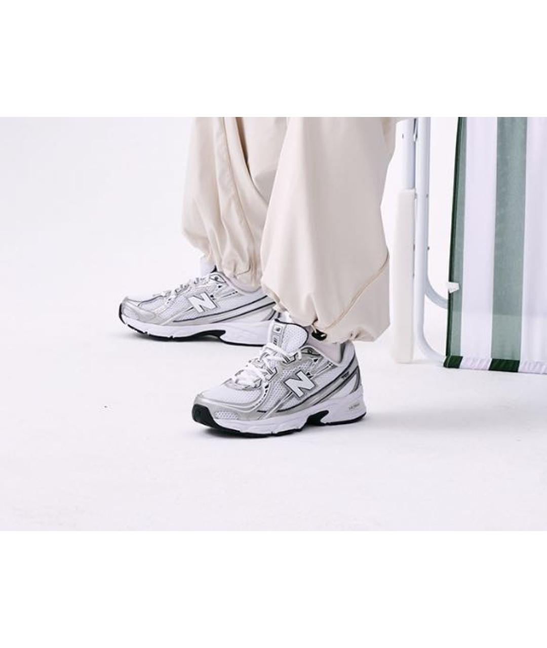 NEW BALANCE Белые низкие кроссовки / кеды, фото 6