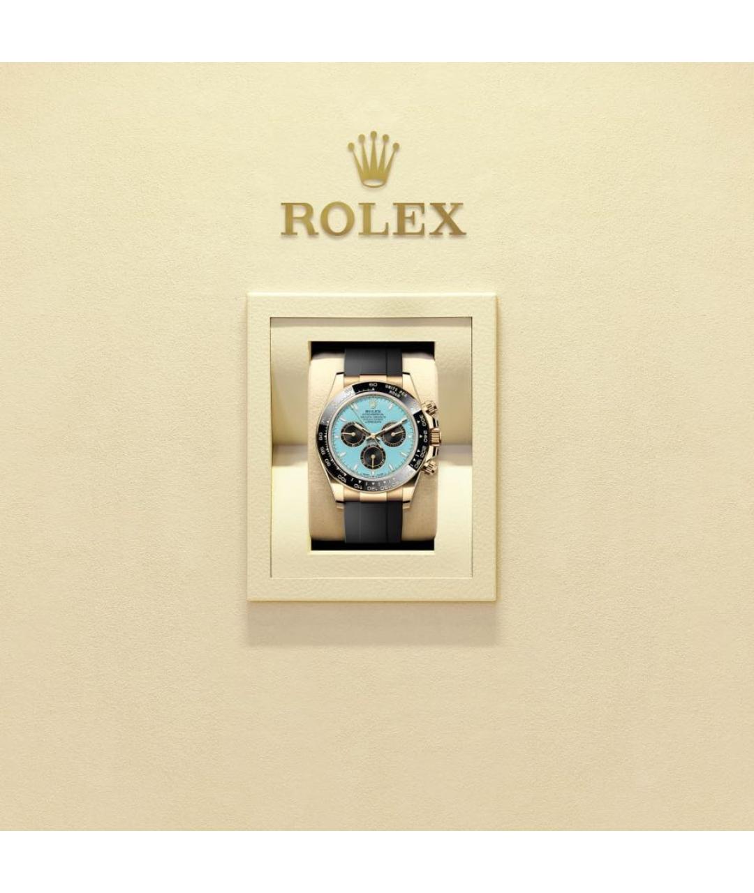ROLEX Бирюзовые часы из желтого золота, фото 2