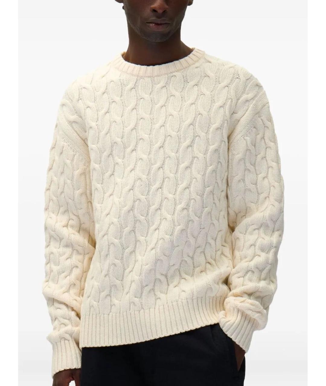 ARTE ANTWERP Белый полиэстеровый джемпер / свитер, фото 4