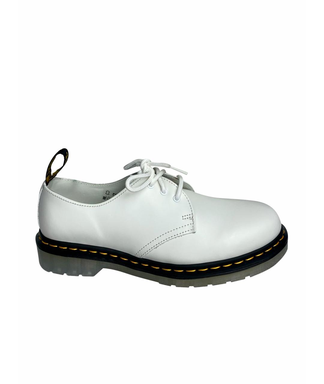 DR. MARTENS Белые ботинки из лакированной кожи, фото 1