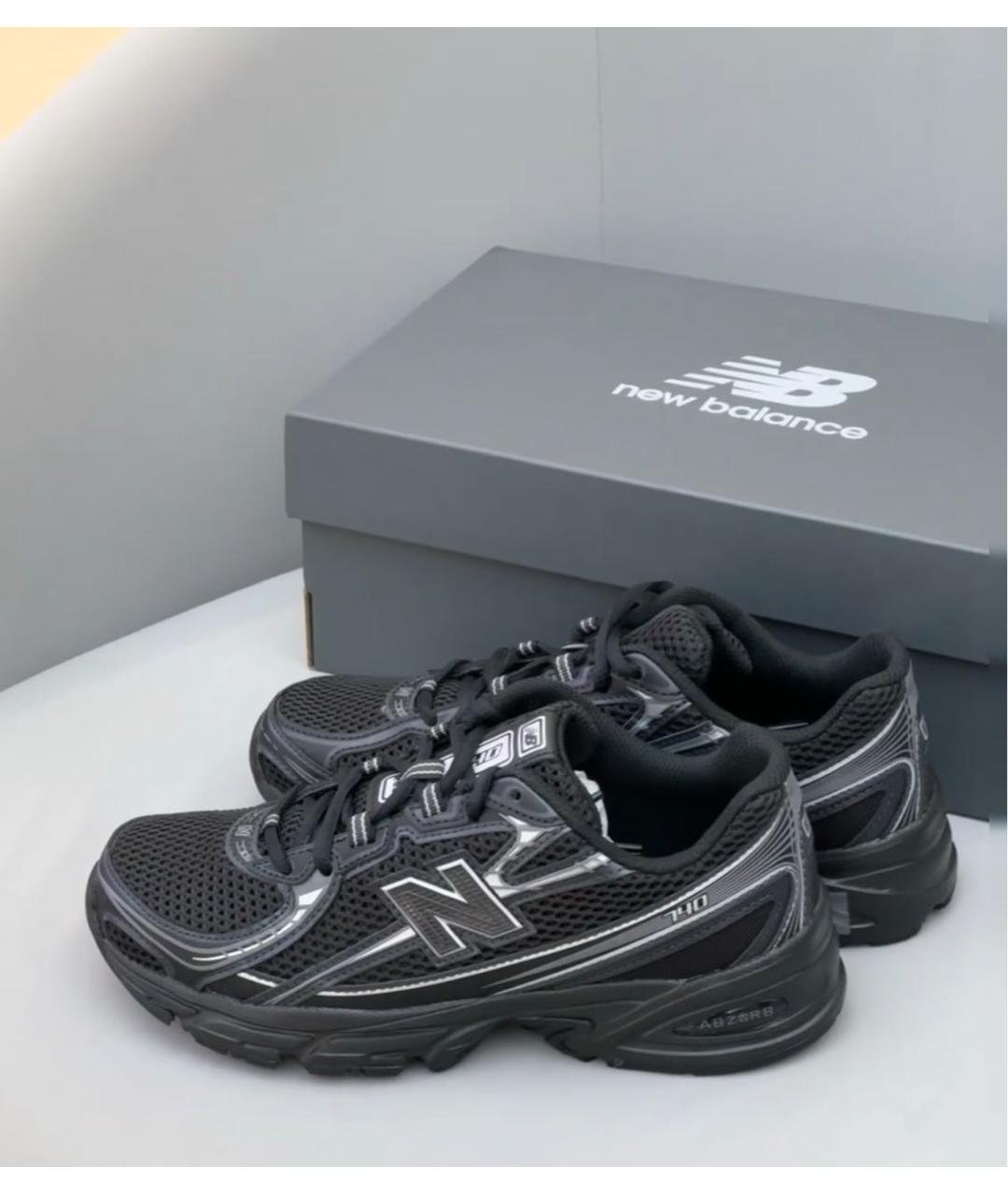 NEW BALANCE Черные низкие кроссовки / кеды, фото 6
