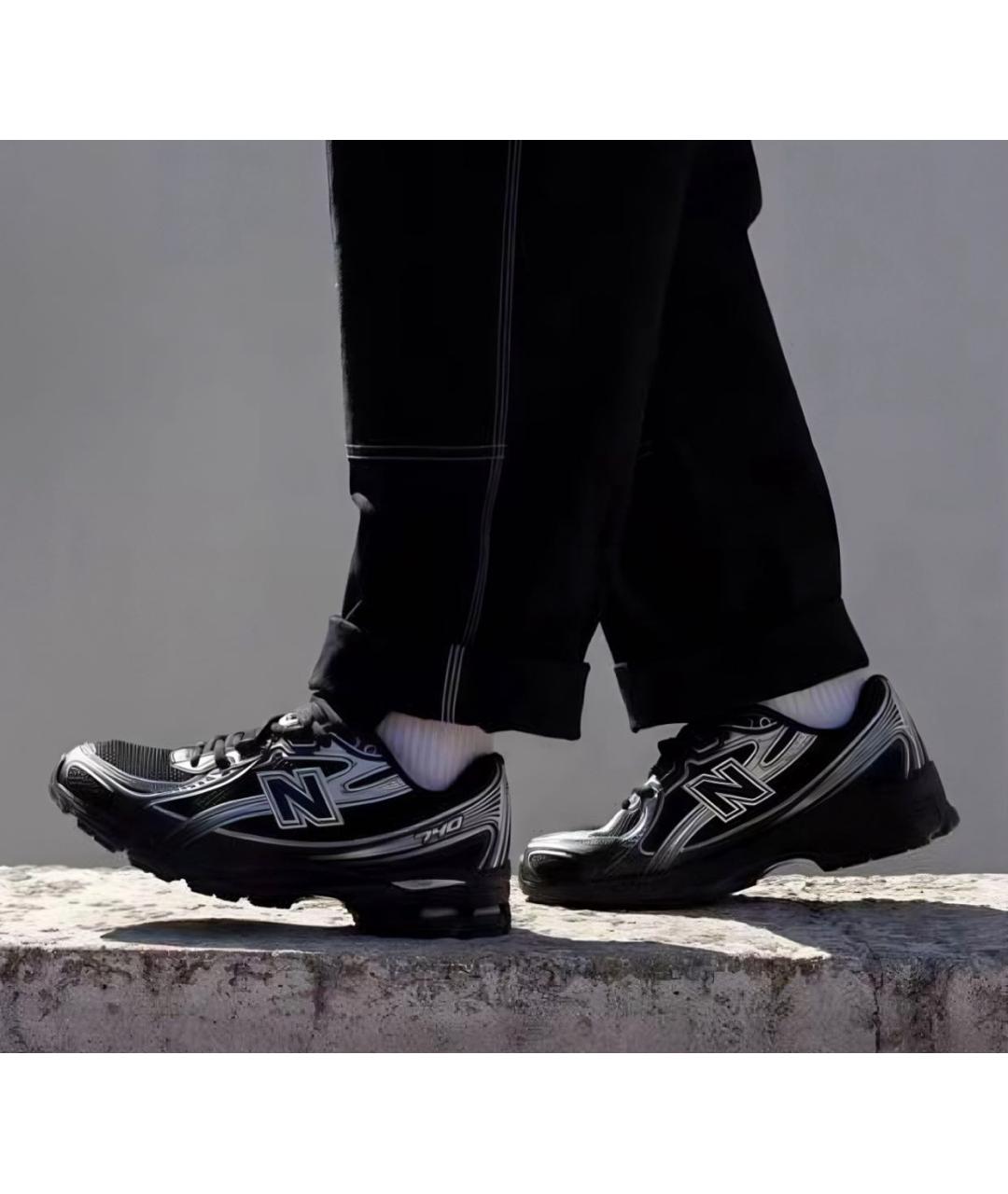 NEW BALANCE Черные низкие кроссовки / кеды, фото 8