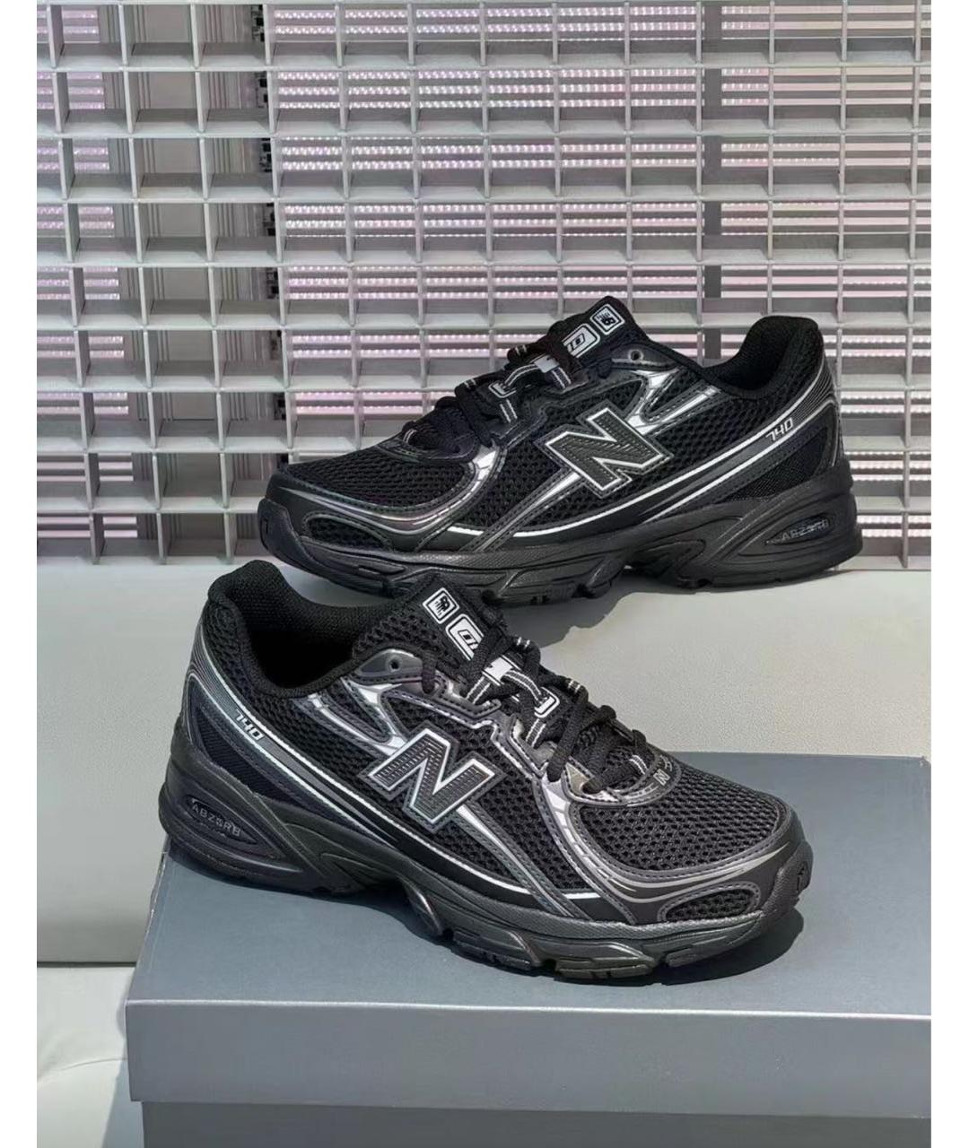 NEW BALANCE Черные низкие кроссовки / кеды, фото 5