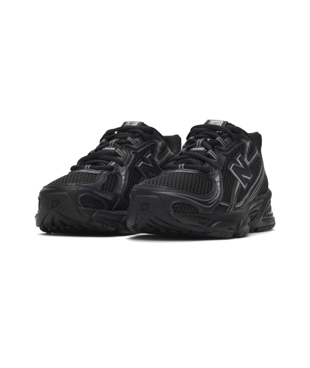NEW BALANCE Черные низкие кроссовки / кеды, фото 3