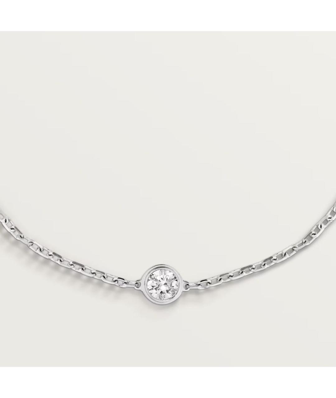 CARTIER Белый браслет из белого золота, фото 4