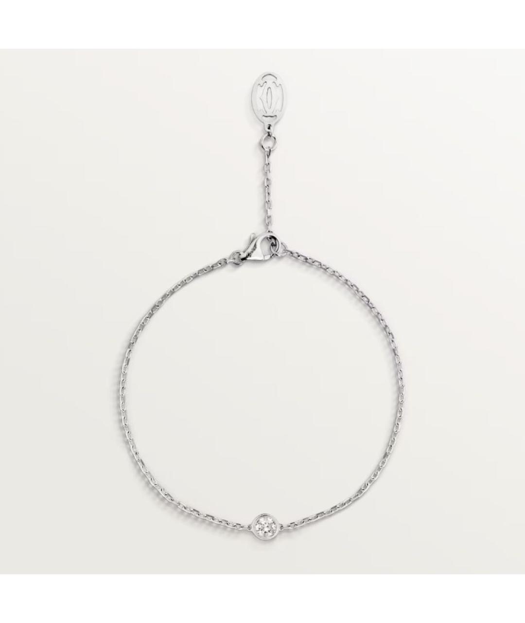 CARTIER Белый браслет из белого золота, фото 9