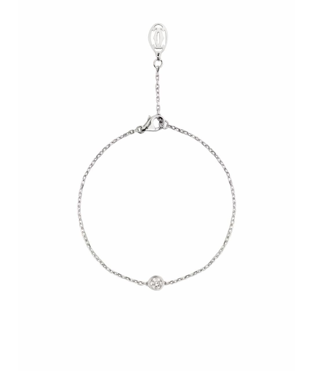 CARTIER Белый браслет из белого золота, фото 1