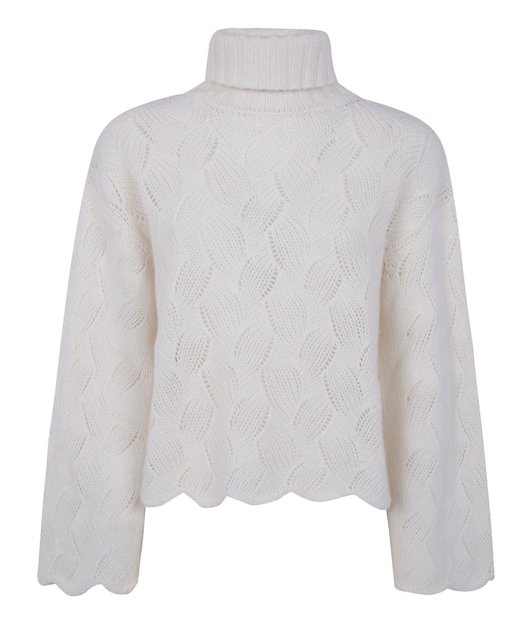 TWIN-SET Белый кашемировый джемпер / свитер, фото 1