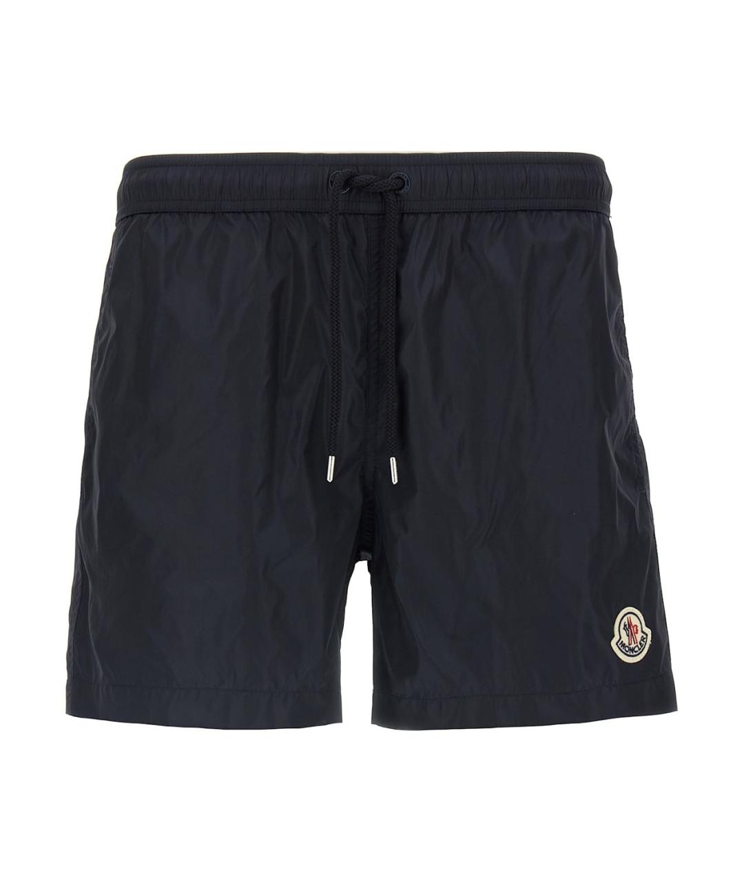 MONCLER Синие полиамидовые плавки, фото 1