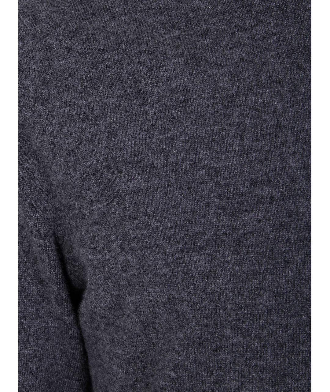 BALLANTYNE Серый кашемировый джемпер / свитер, фото 3