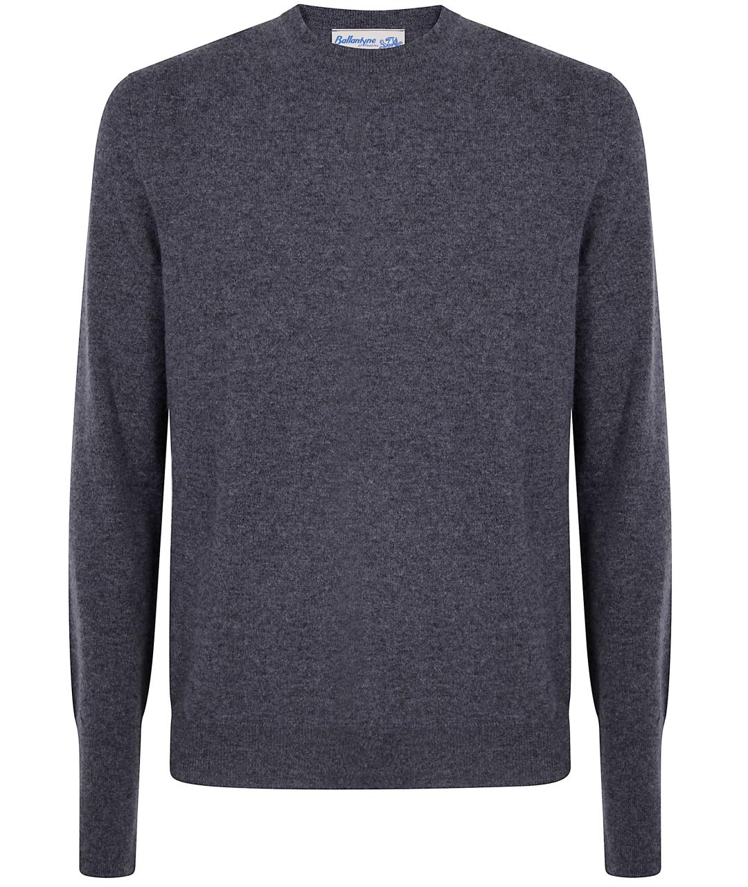 BALLANTYNE Серый кашемировый джемпер / свитер, фото 1