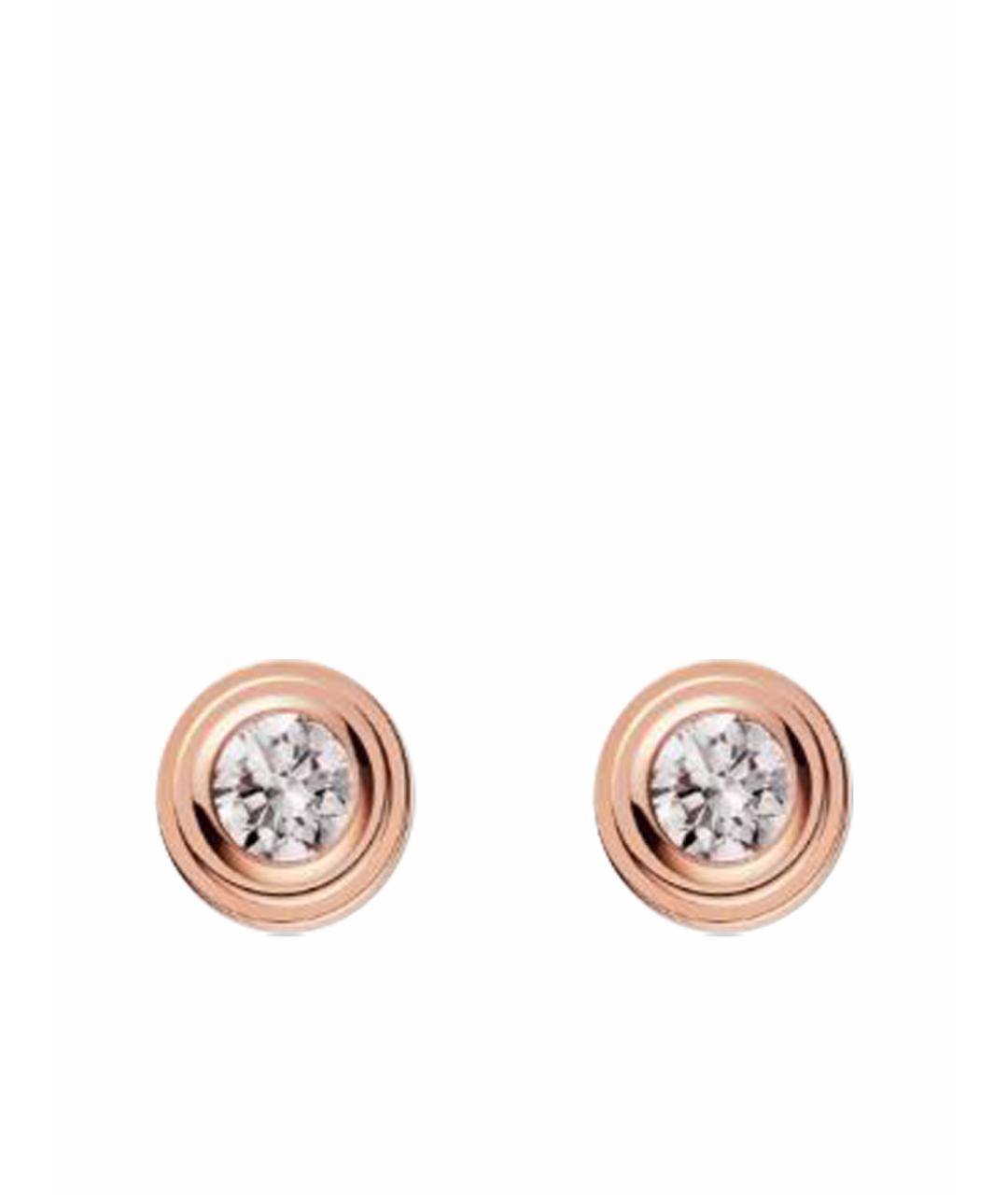 CARTIER Розовые серьги из розового золота, фото 1