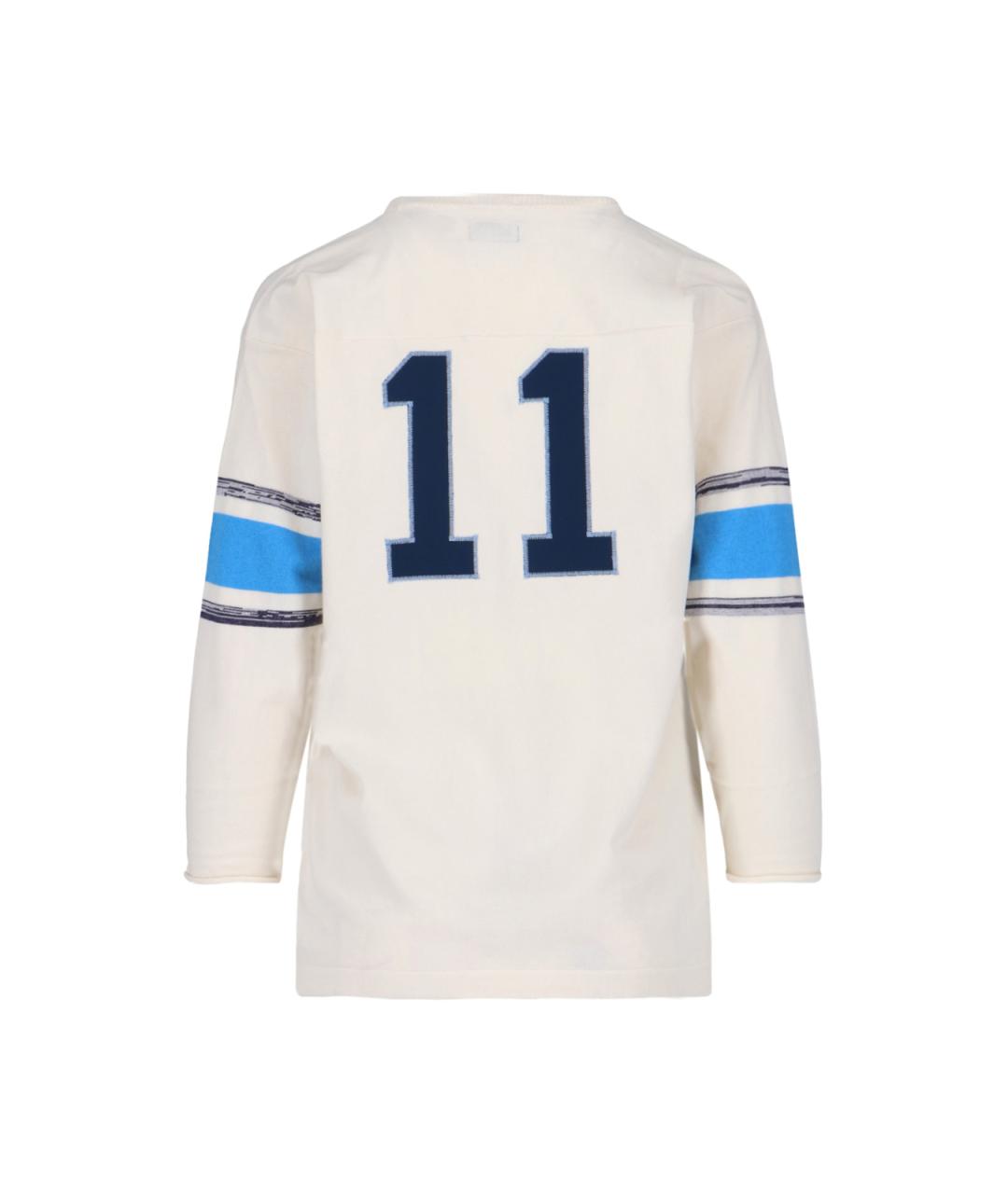 MOTHER Белый хлопковый джемпер / свитер, фото 2