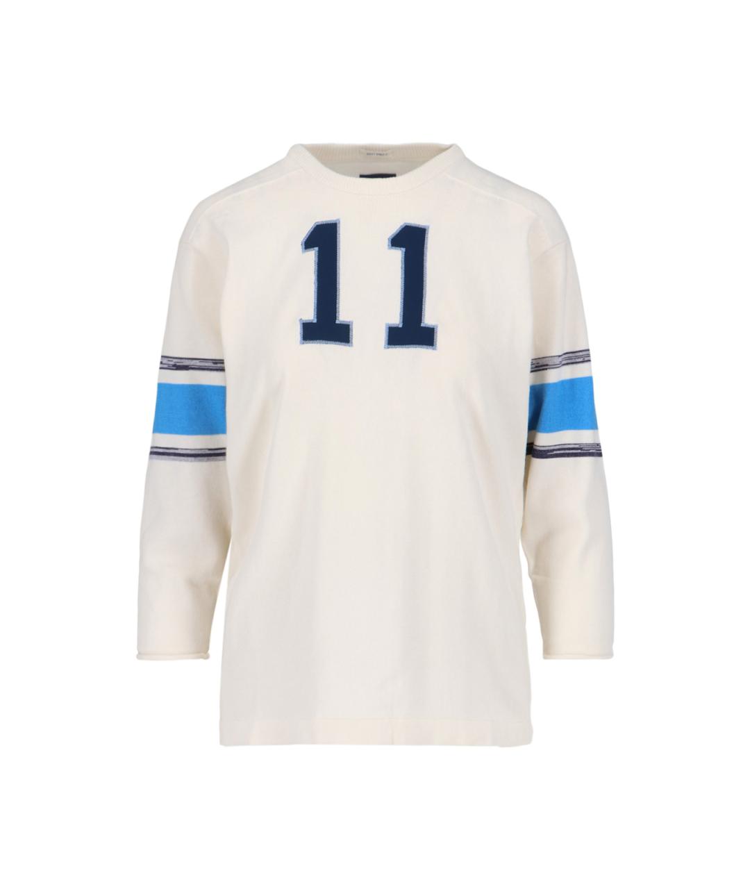 MOTHER Белый хлопковый джемпер / свитер, фото 1