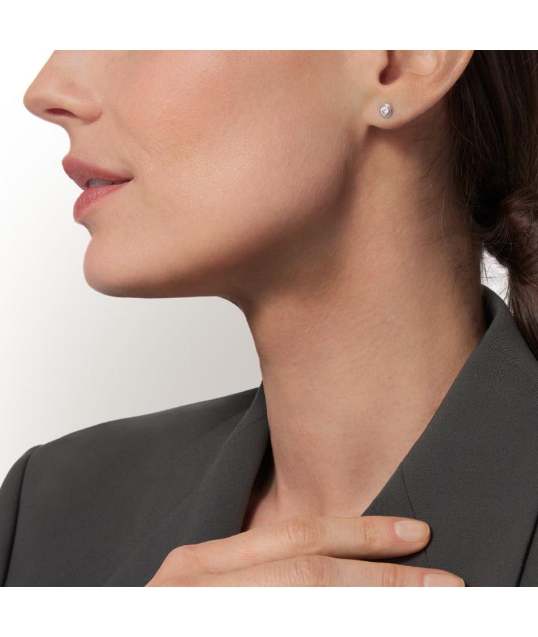CARTIER Белые серьги из белого золота, фото 2