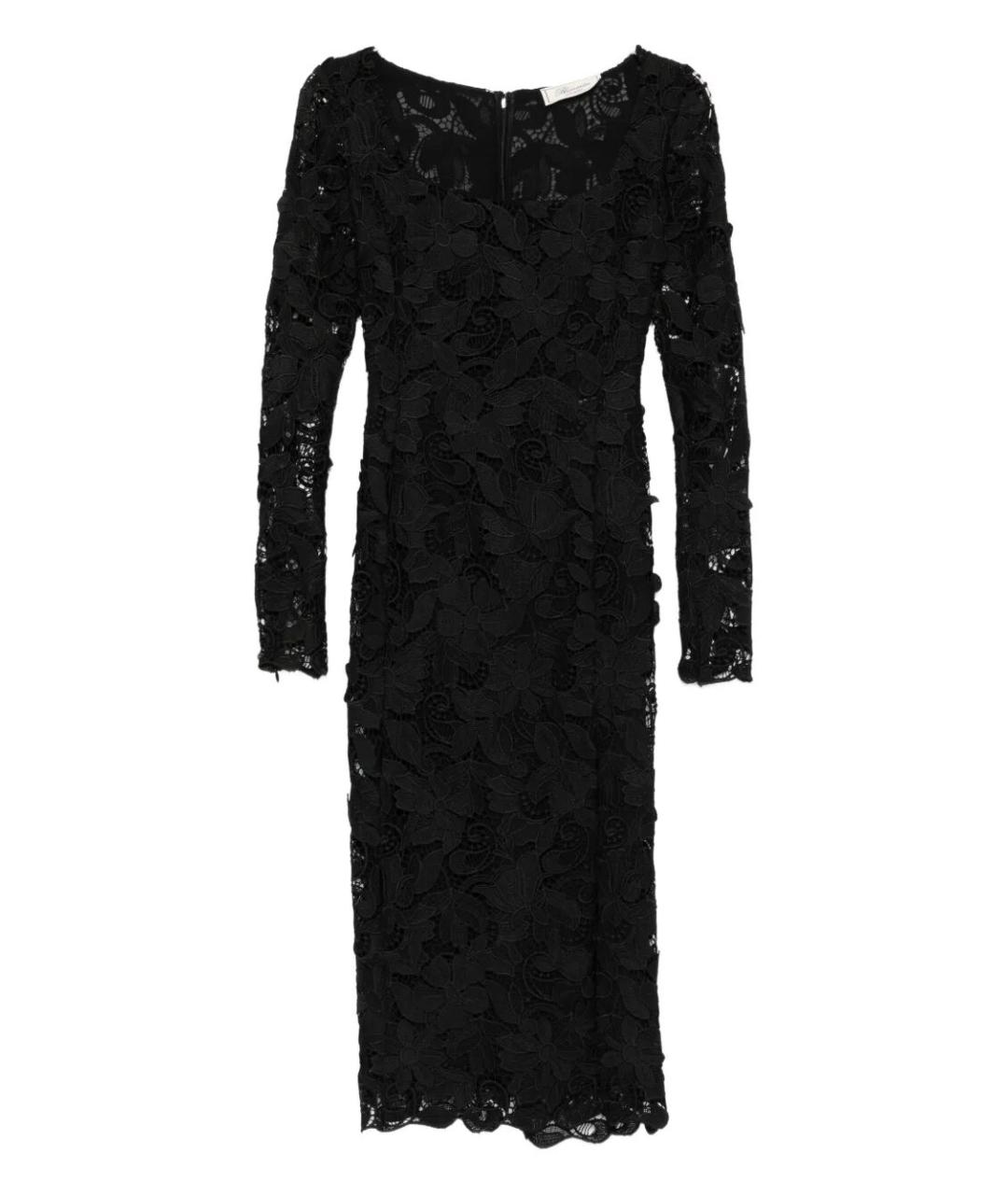 BLUMARINE Черное полиэстеровое платье, фото 1