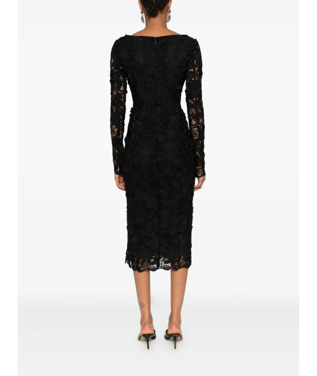 BLUMARINE Черное полиэстеровое платье, фото 2