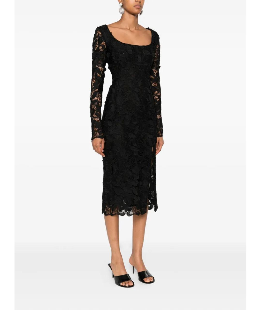 BLUMARINE Черное полиэстеровое платье, фото 3