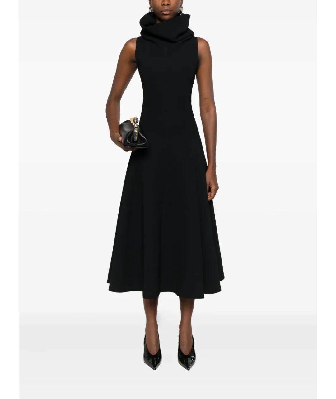 JACQUEMUS Черное полиэстеровое платье, фото 3