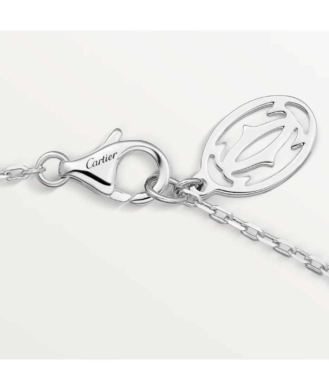 CARTIER Белая цепочка из белого золота, фото 4