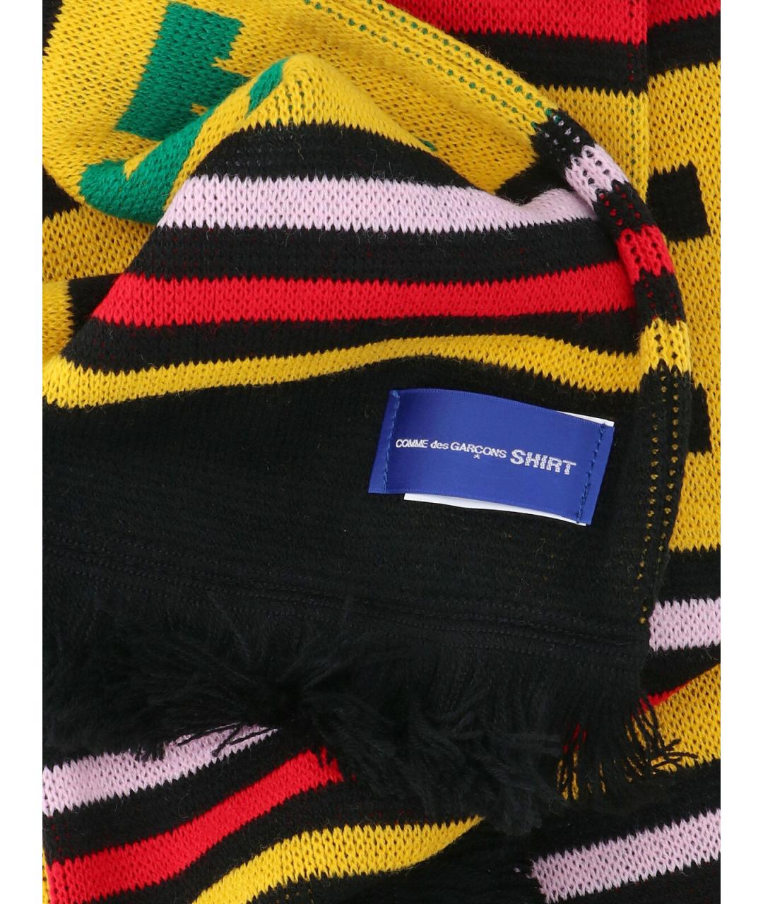 COMME DES GARÇONS Мульти шарф, фото 3