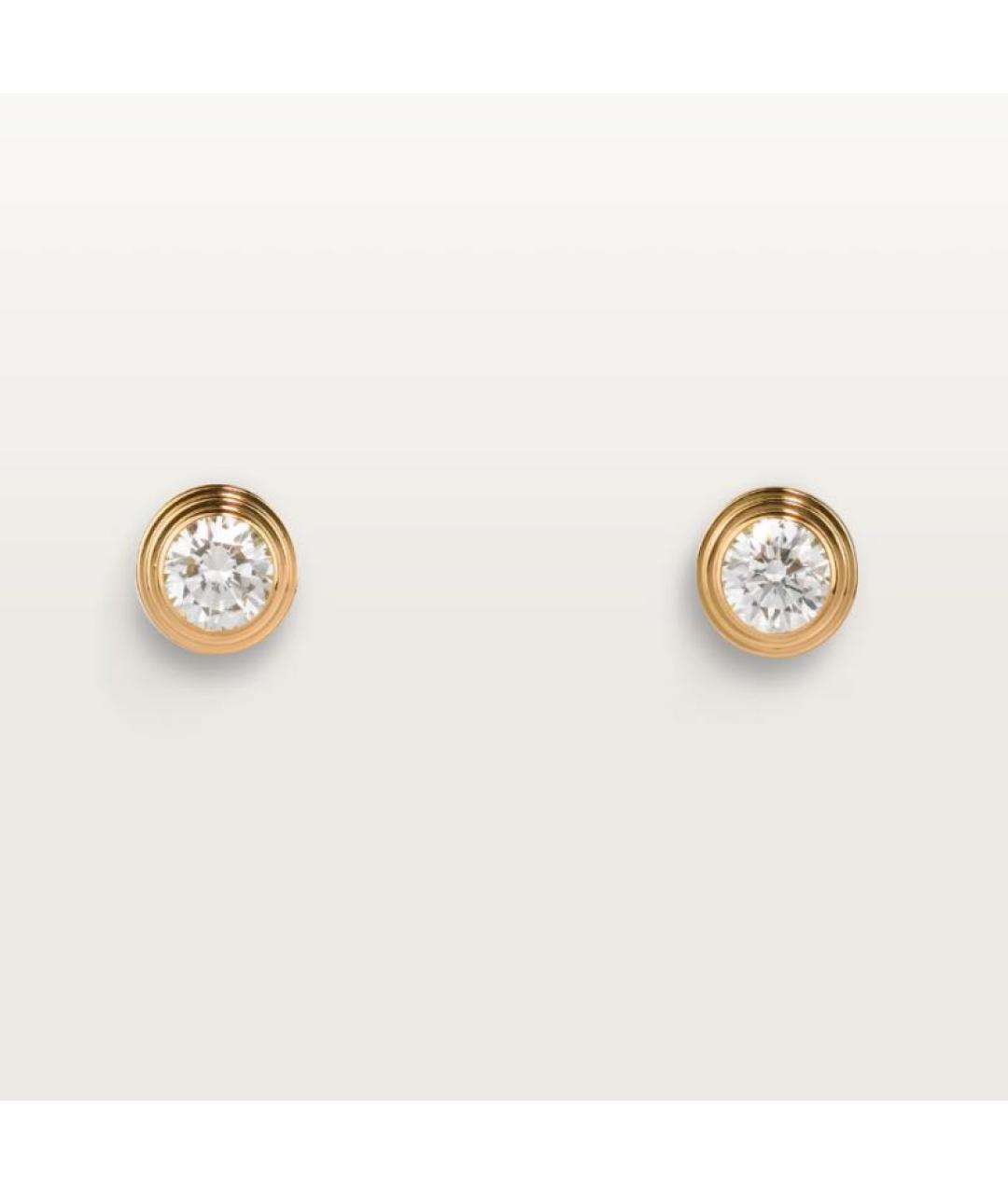 CARTIER Золотые серьги из желтого золота, фото 8