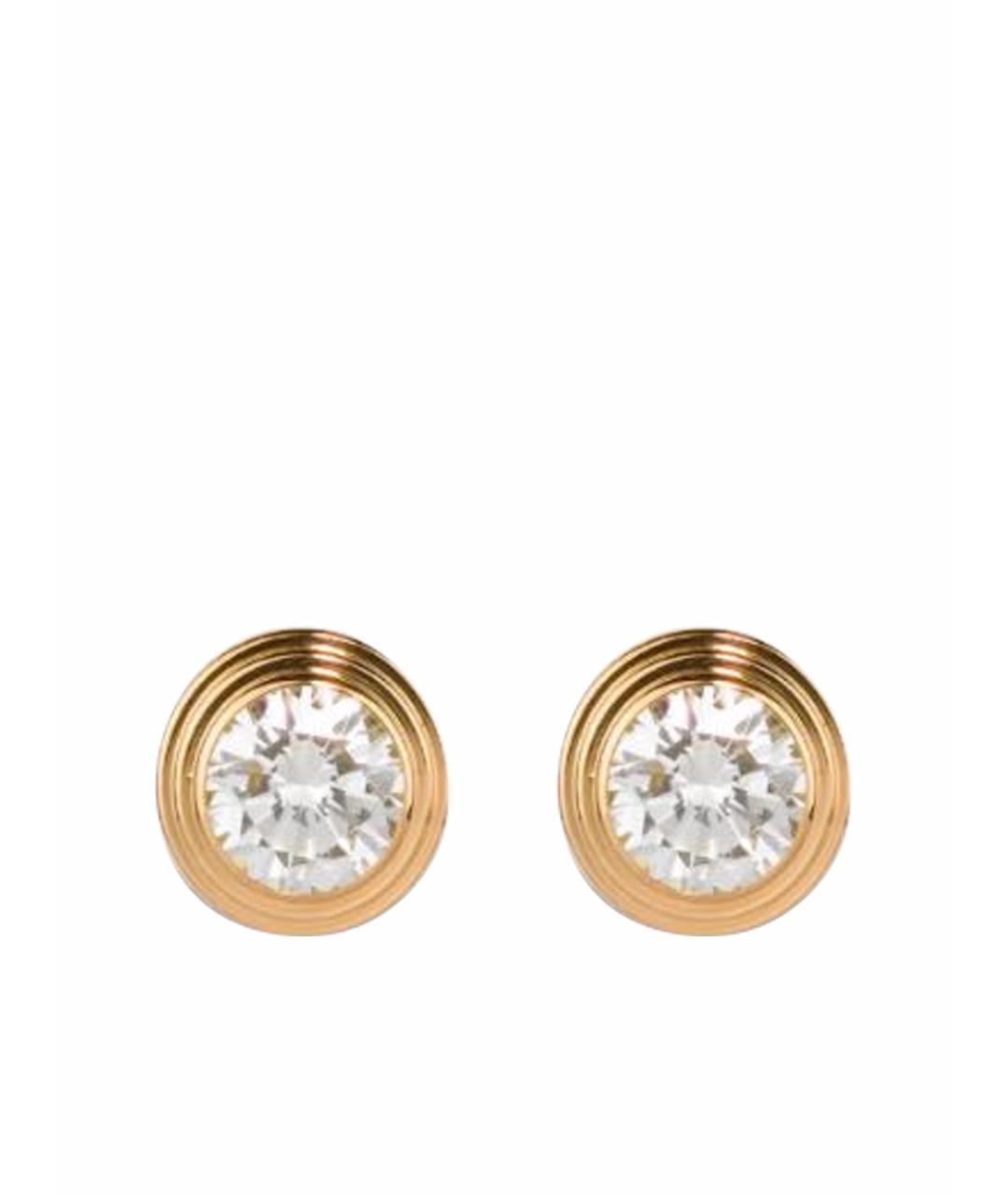 CARTIER Золотые серьги из желтого золота, фото 1