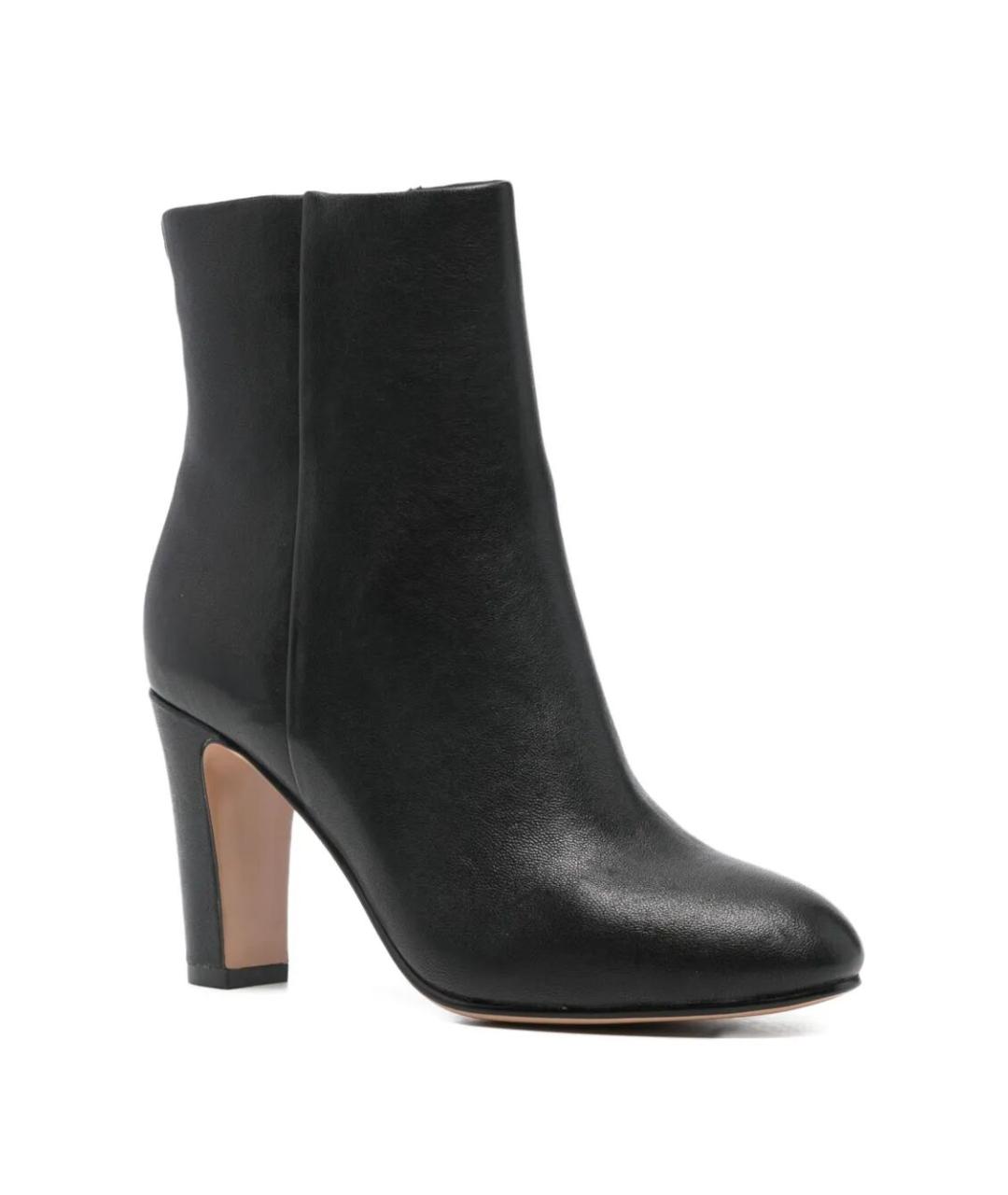 TWIN-SET Черные кожаные ботильоны, фото 4