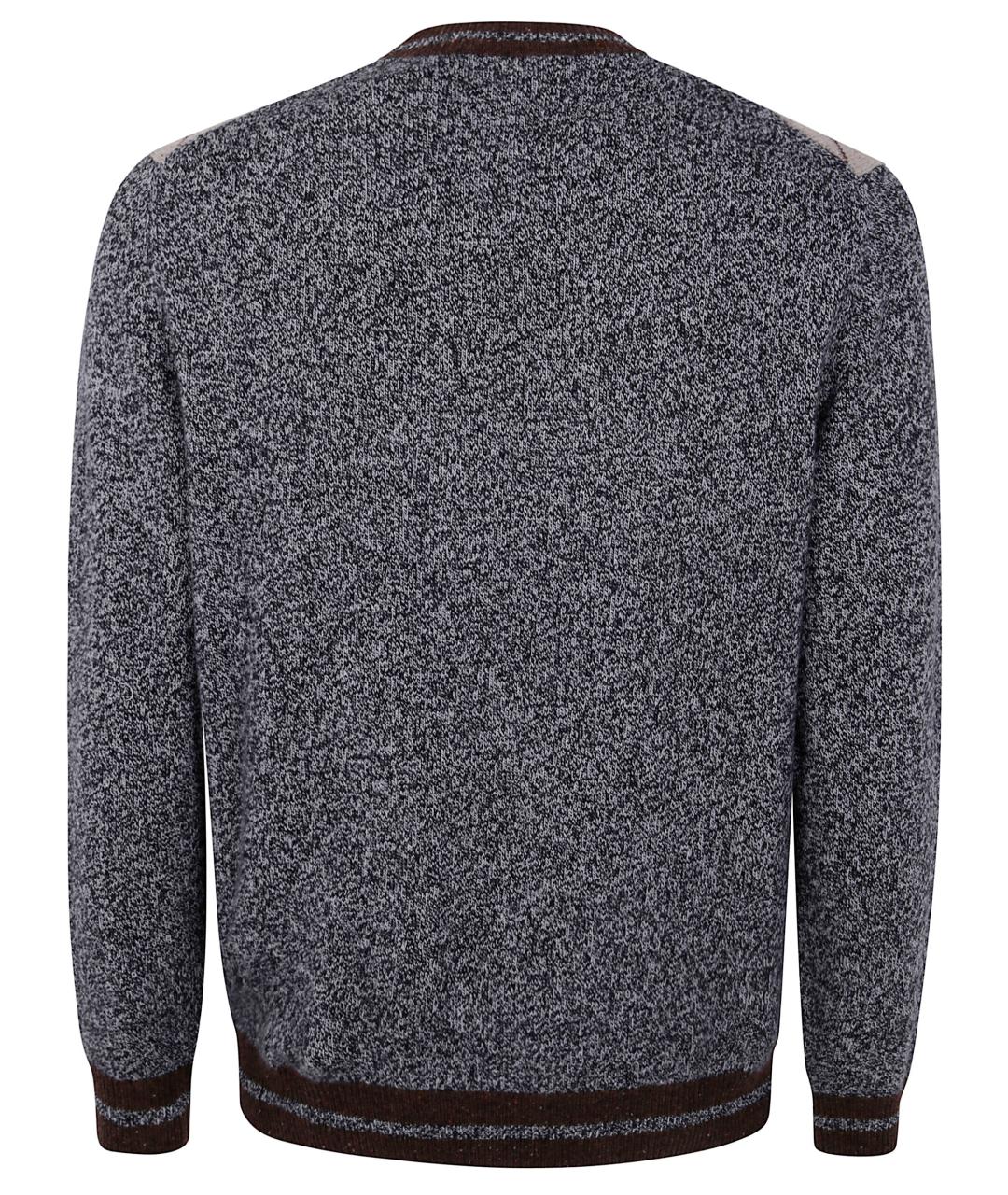 BALLANTYNE Коричневый шерстяной джемпер / свитер, фото 2