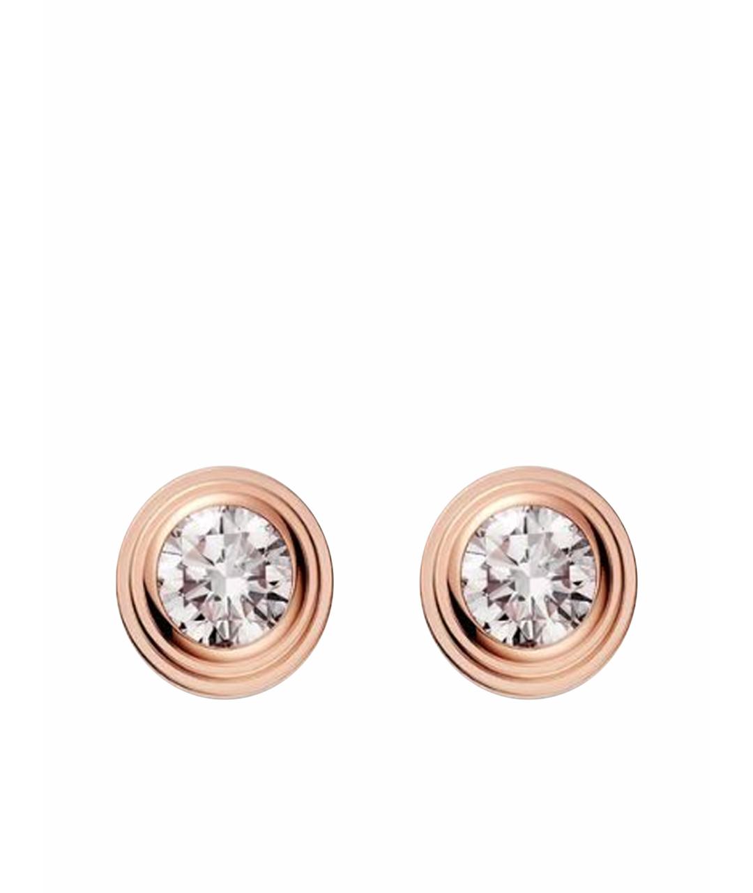 CARTIER Розовые серьги из розового золота, фото 1