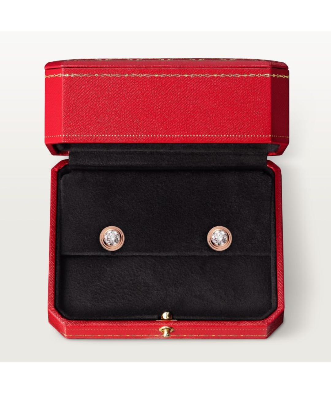 CARTIER Розовые серьги из розового золота, фото 6