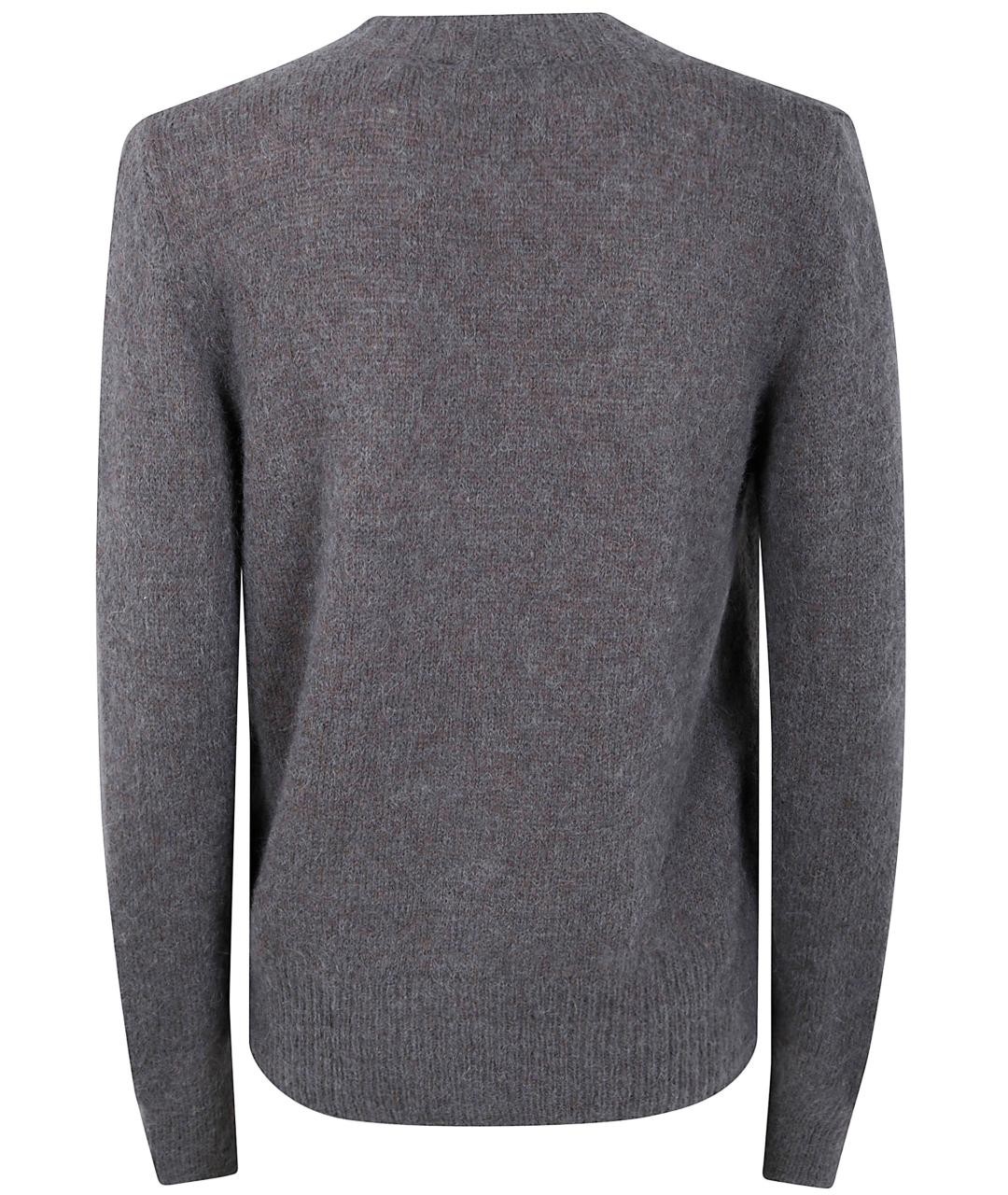 BASE Серый шерстяной кардиган, фото 2