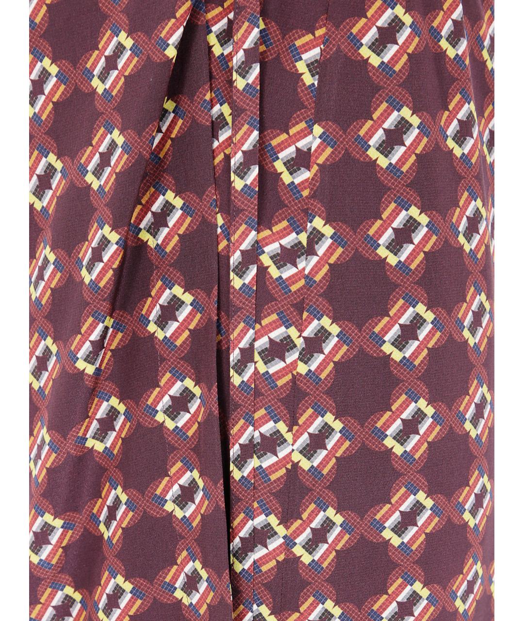 DRIES VAN NOTEN Мульти вискозные прямые брюки, фото 3
