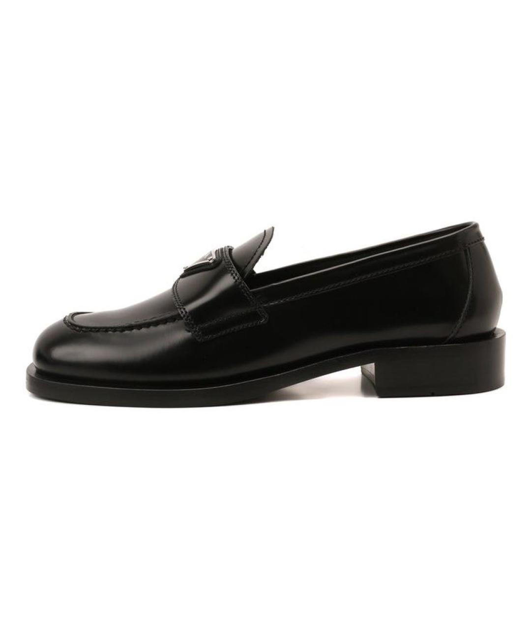 PRADA Черные лоферы из лакированной кожи, фото 7