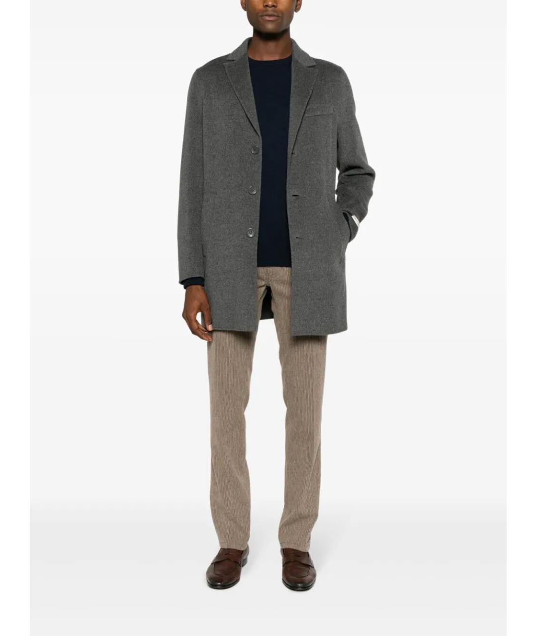 BALLANTYNE Темно-синий кашемировый джемпер / свитер, фото 4