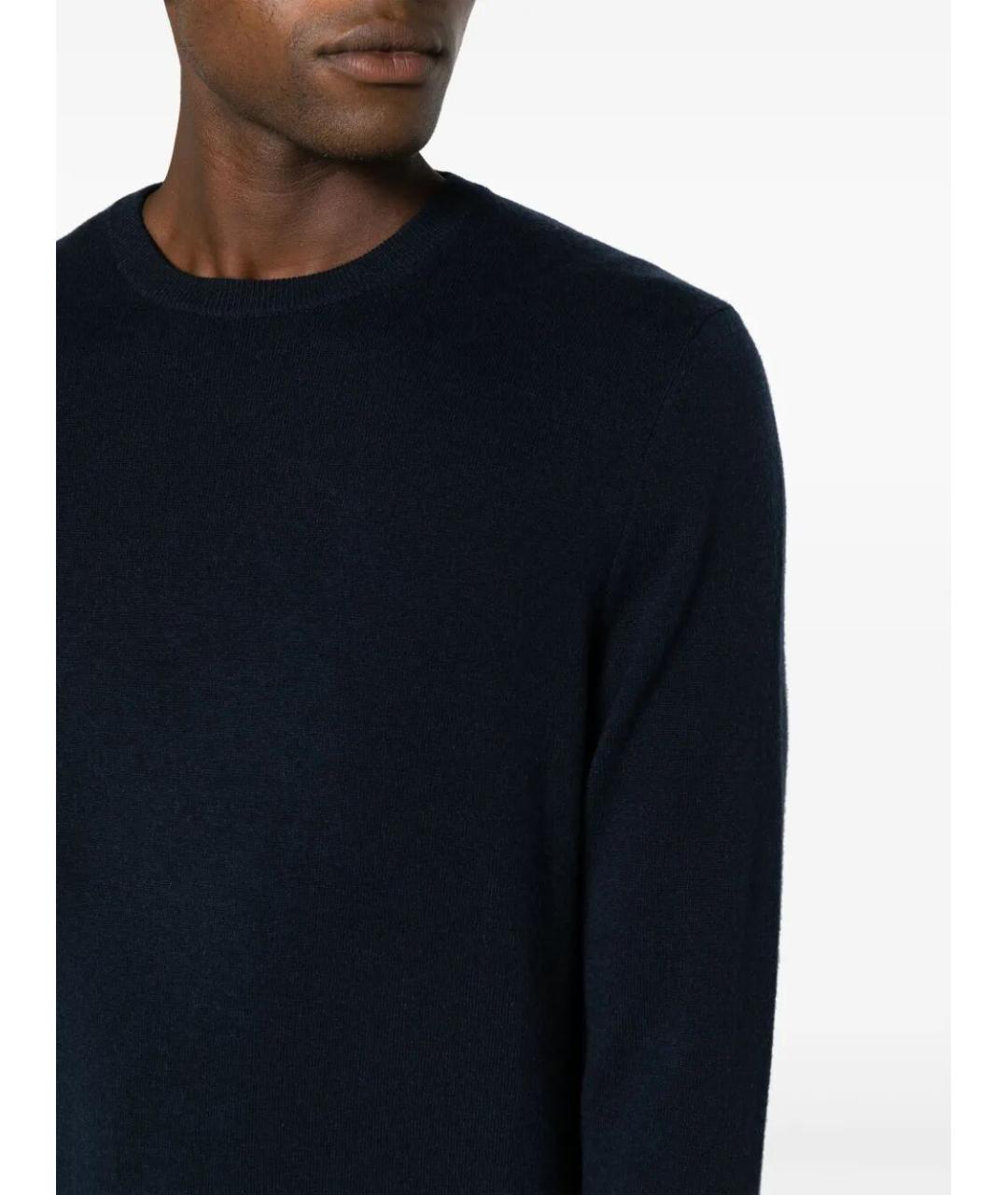BALLANTYNE Темно-синий кашемировый джемпер / свитер, фото 5