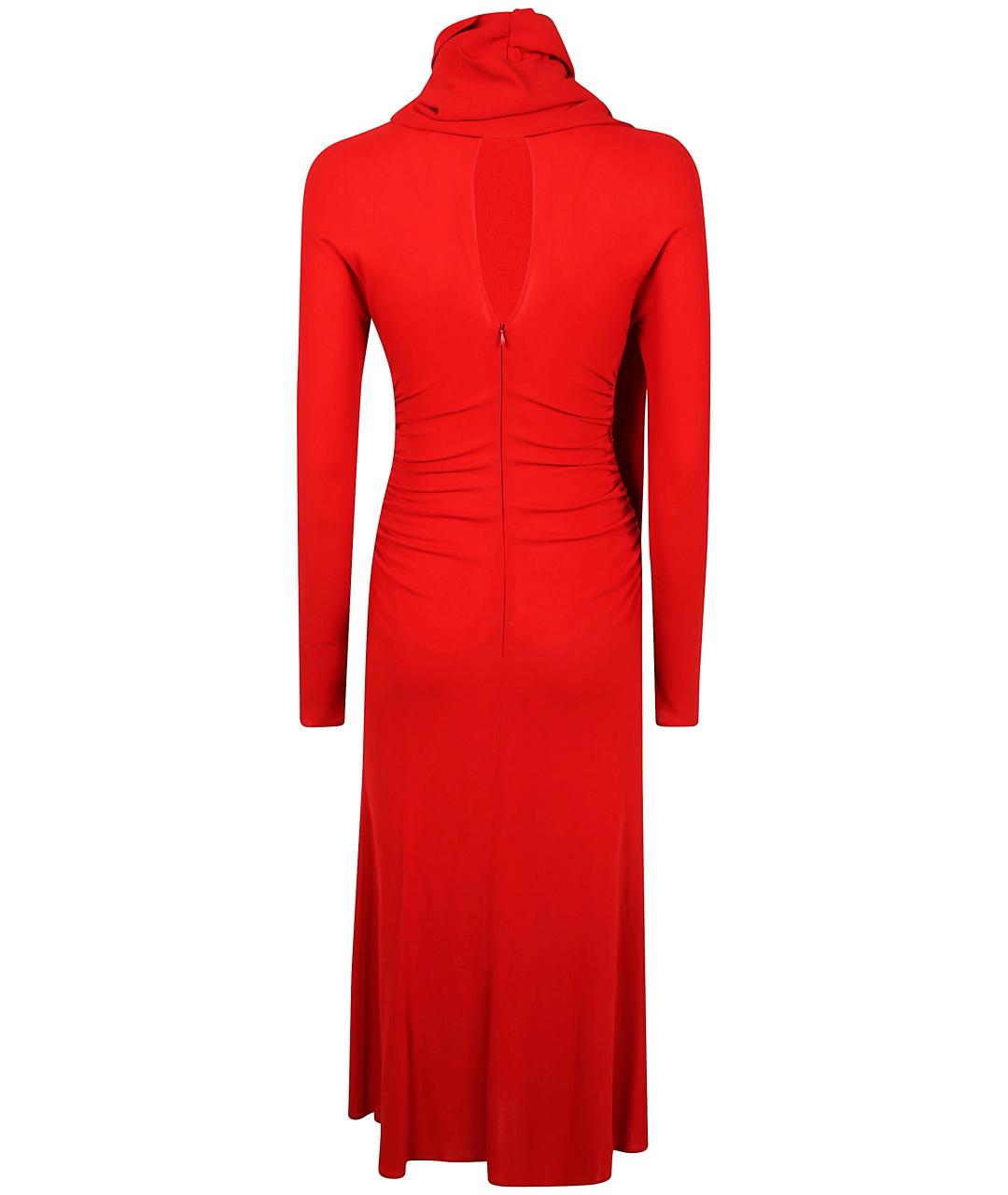 BLUMARINE Красное вискозное вечернее платье, фото 2