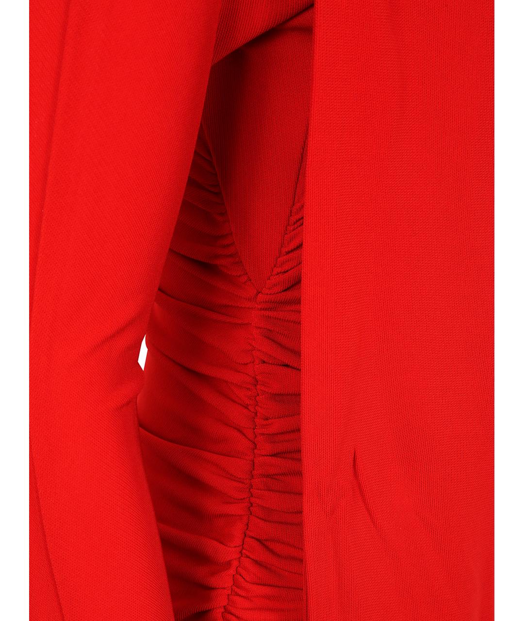 BLUMARINE Красное вискозное вечернее платье, фото 3