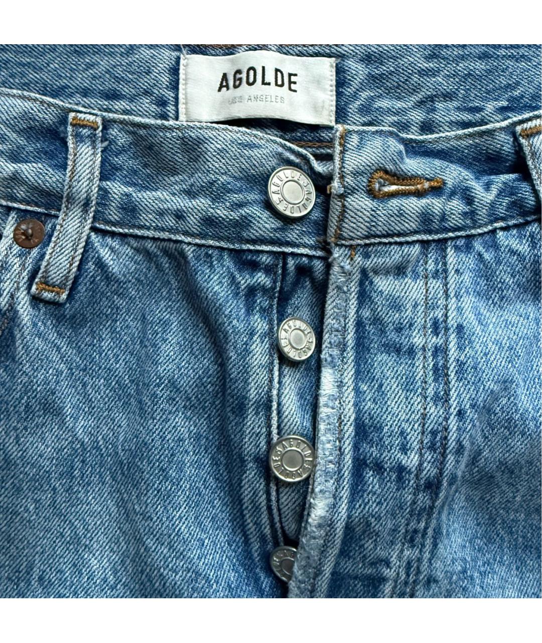 AGOLDE Синие джинсы слим, фото 3