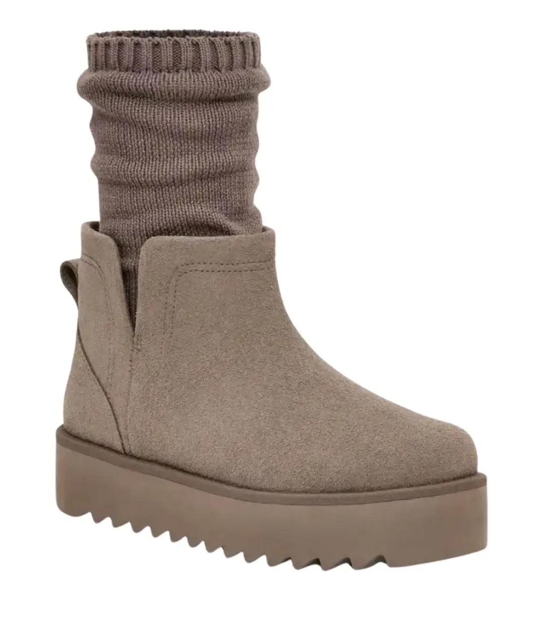 UGG AUSTRALIA Антрацитовые замшевые ботинки, фото 7