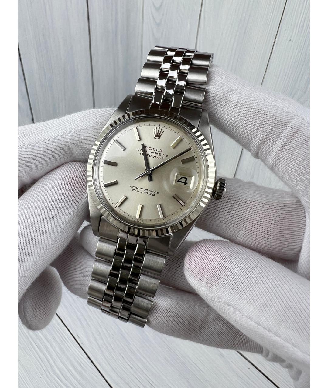 ROLEX Серебряные часы, фото 2