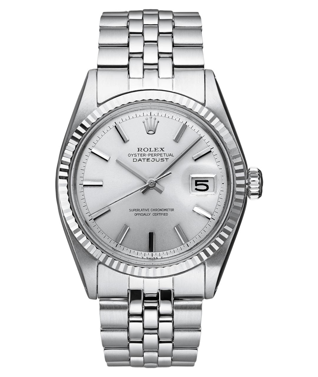 ROLEX Серебряные часы, фото 1