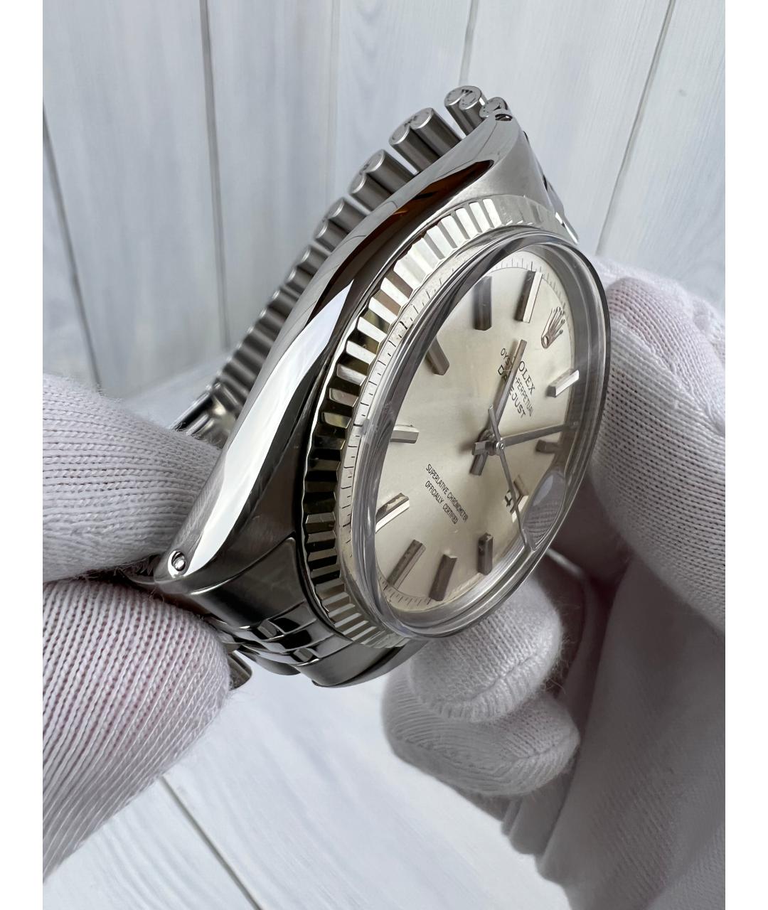ROLEX Серебряные часы, фото 5