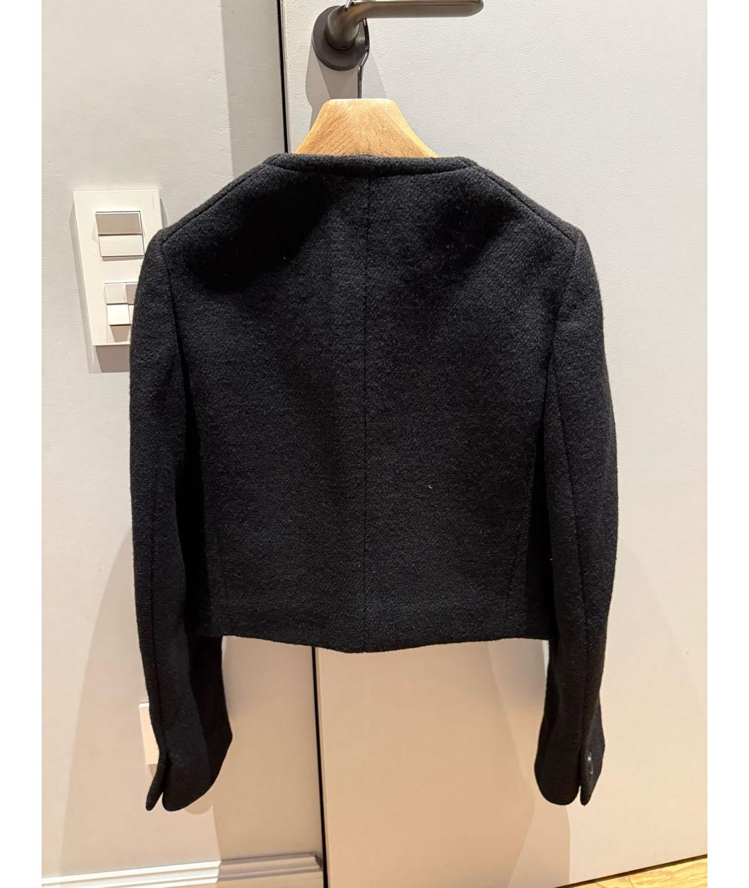 PRADA Черный шерстяной жакет/пиджак, фото 2