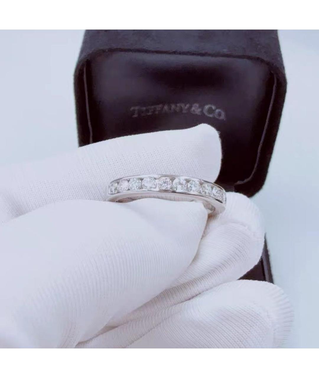 TIFFANY&CO Белое платиновое кольцо, фото 6