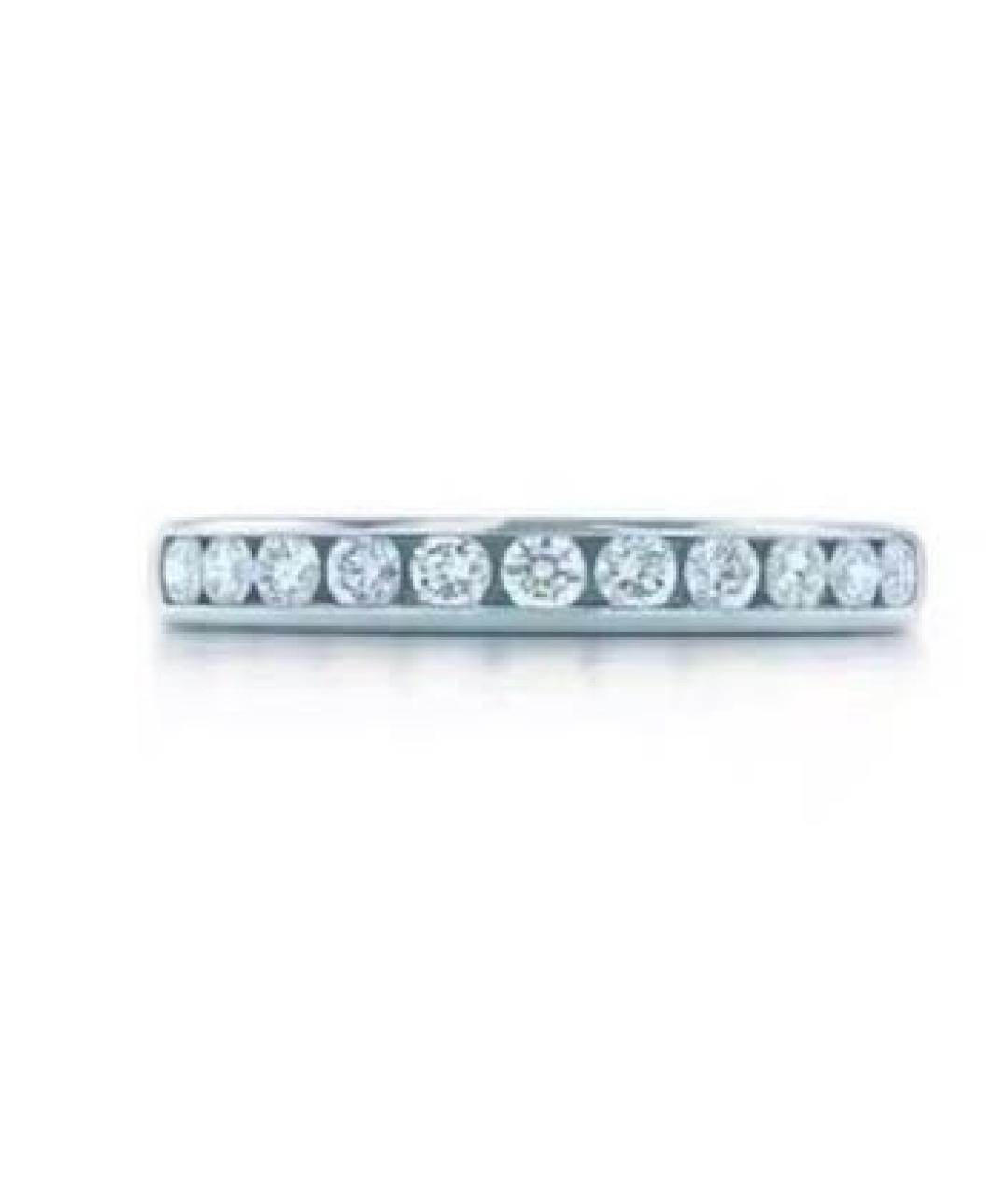 TIFFANY&CO Белое платиновое кольцо, фото 8