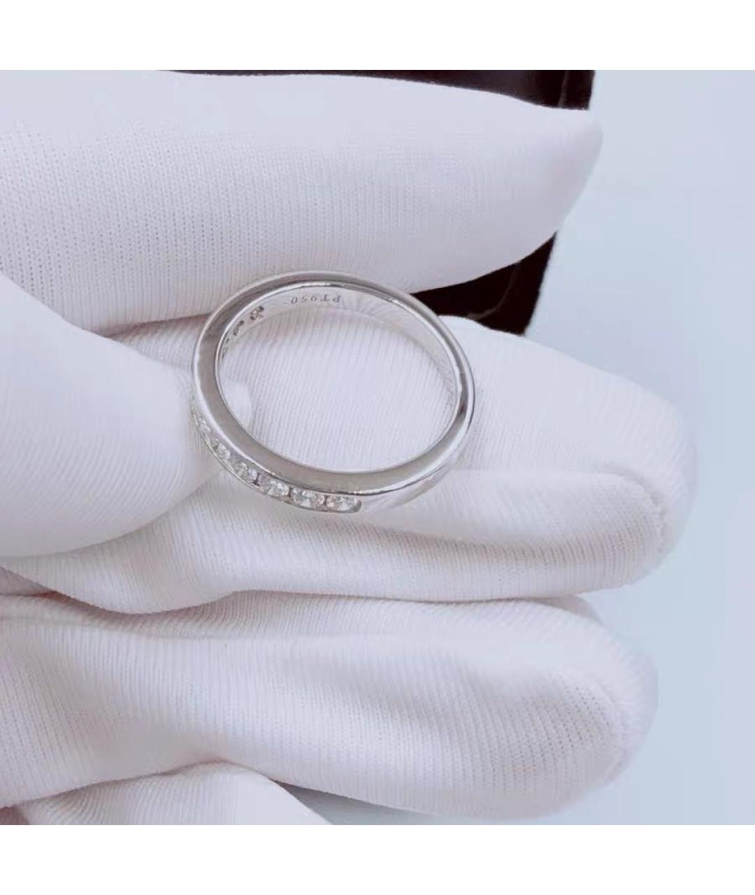 TIFFANY&CO Белое платиновое кольцо, фото 7