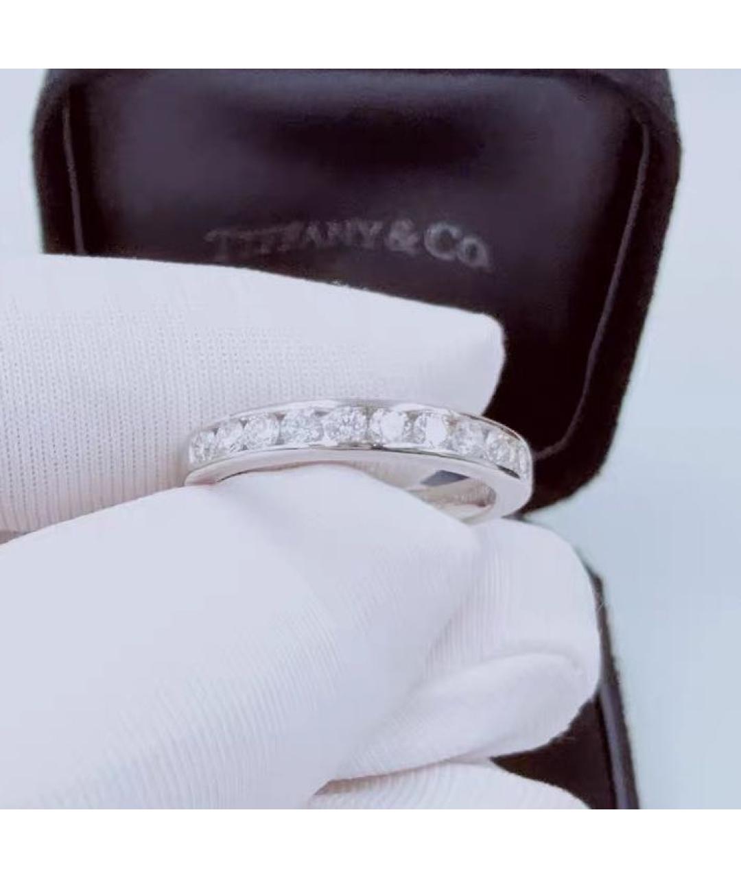 TIFFANY&CO Белое платиновое кольцо, фото 2